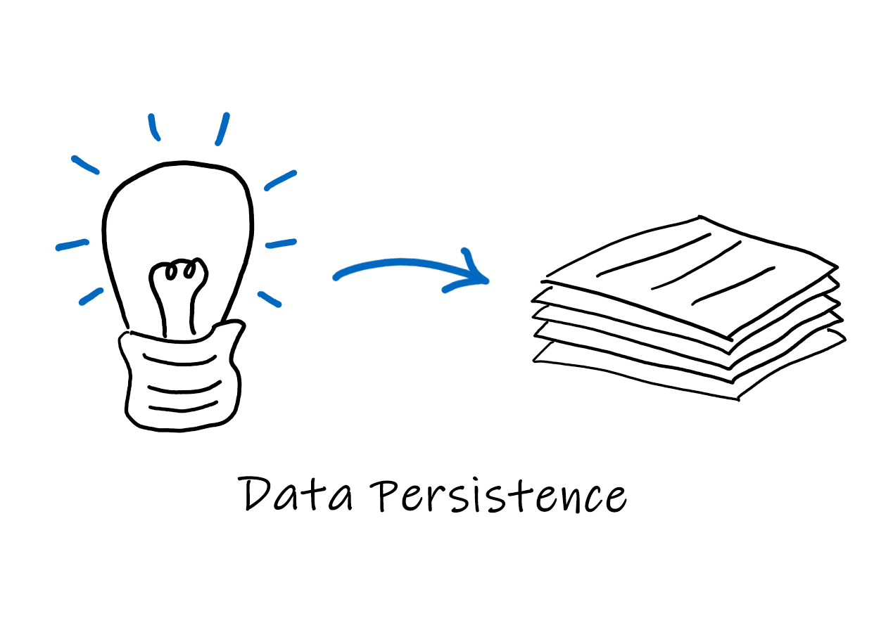 Persistence data model and multiple data type support